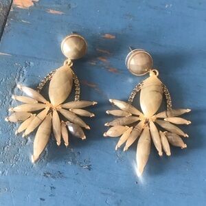 Anthropologie Stone and Crystal Earrings